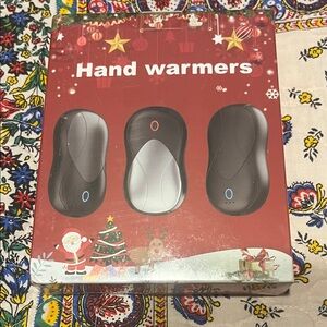 Hand Warmers Portable Rechargeable - Black & Silver